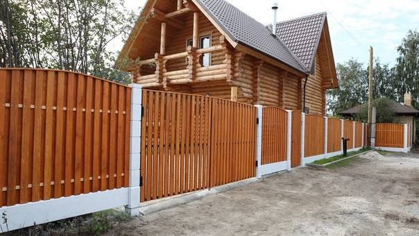 Установка деревянного забора - правильное решение Установка деревянного забора - правильное решение