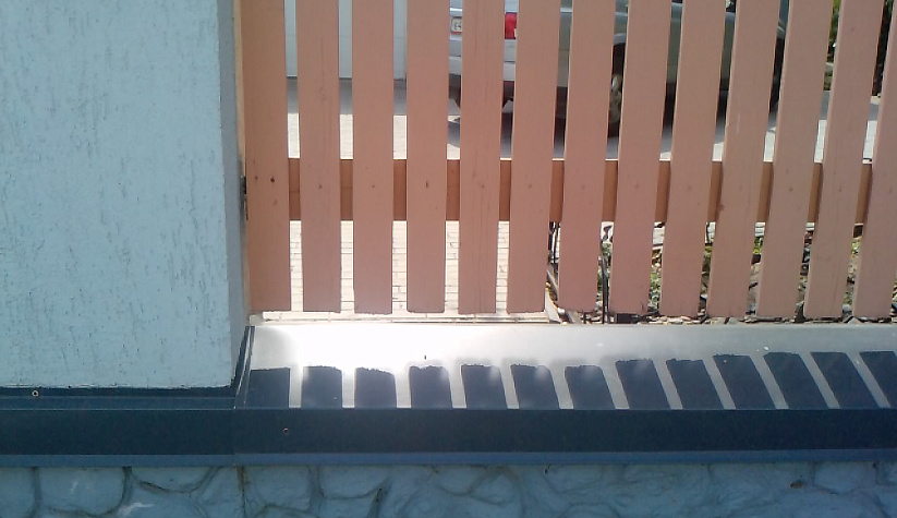 Ильинка Деревянный забор "Шахматы с просветом"