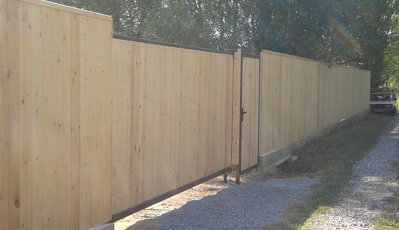 Ступинский р-н Деревянный забор классический