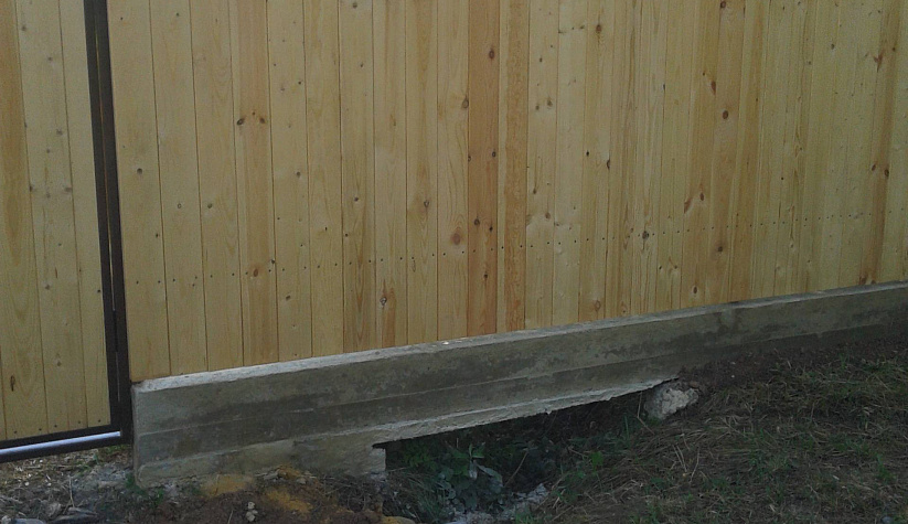 Ступинский р-н Деревянный забор классический