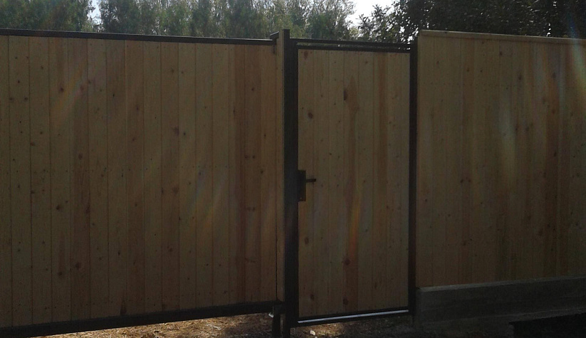 Ступинский р-н Деревянный забор классический