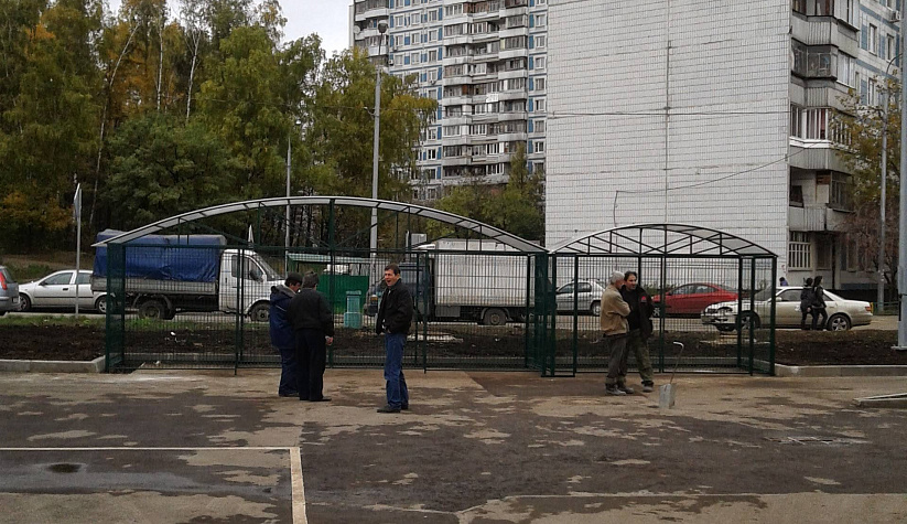 Ограждение контейнерной площадки