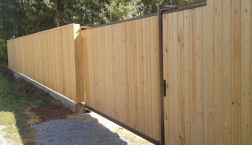 Ступинский р-н Деревянный забор классический